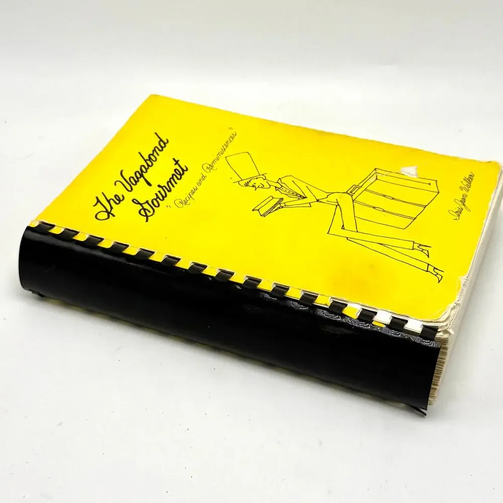 Vagabond Gourmet Cookbook Vintage 1980s Ethic Recipes Travel Europe Japan Hawaii